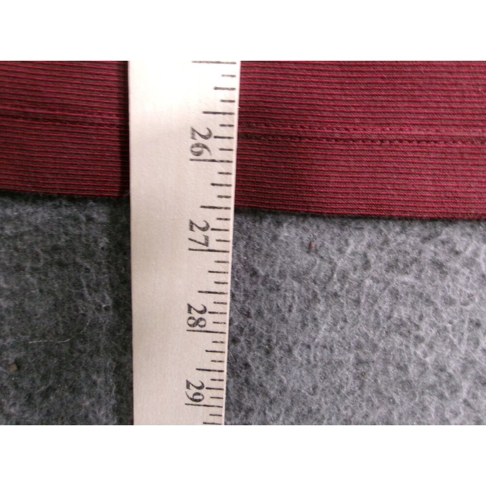 Van Heusen Polo Shirt Men Medium Burgundy Traveler Classic Office Causal Golf - Picture 5 of 10